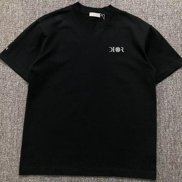 美品 Dior × Stone  T-shirt 【S】 Dior x Stone Island Oversized Fit T-Shirt Black Men's - FW24 - US